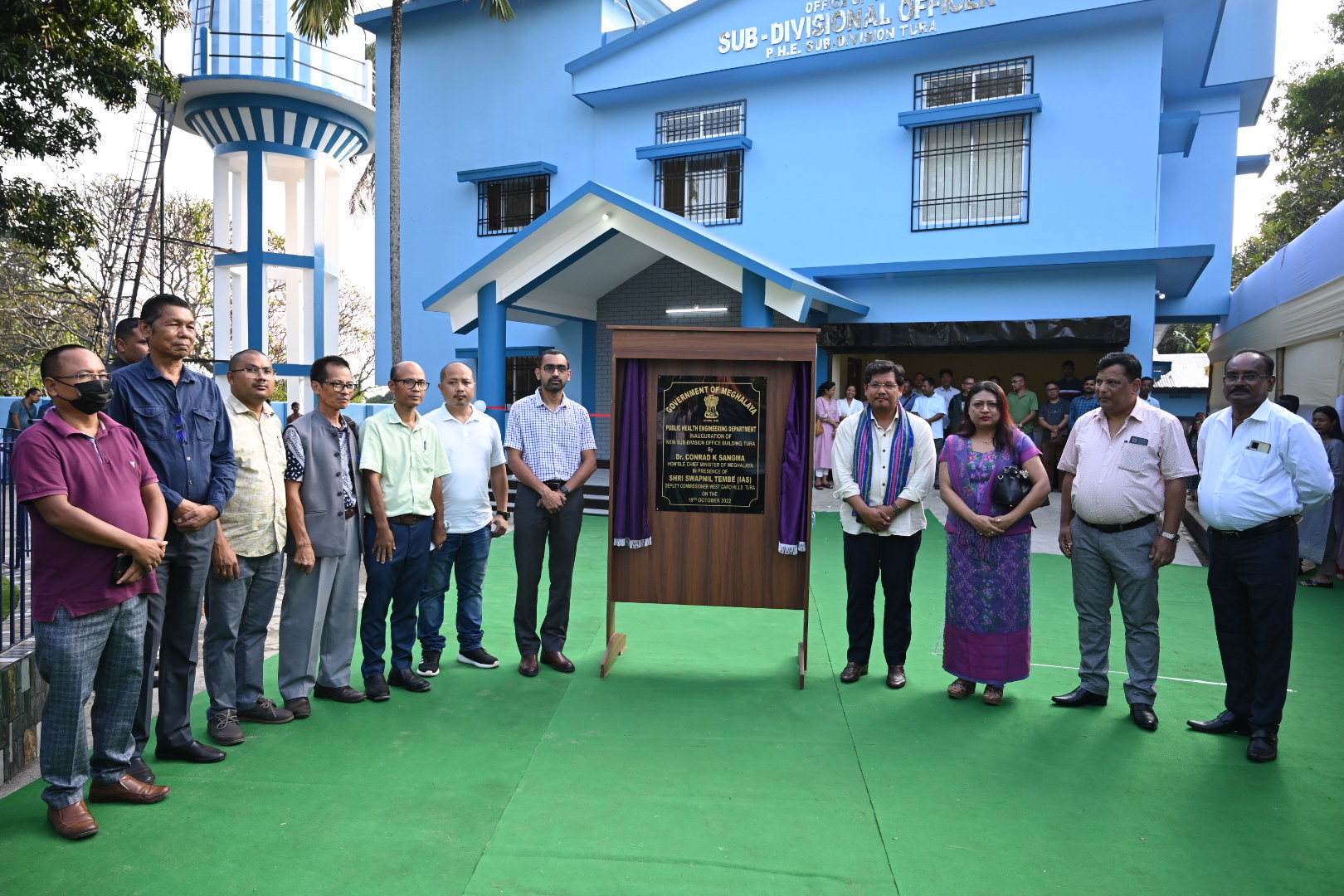 CM inaugurates new office building of the Tura PHE Sub-Division