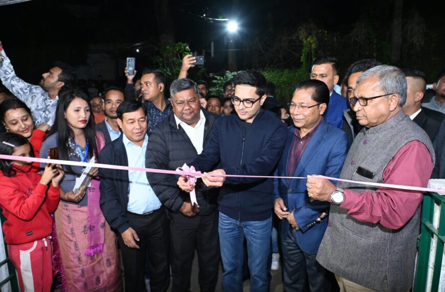 AITC national general secretary Abhishek Banerjee inaugarates party office in Te’teng A’ja, Tura