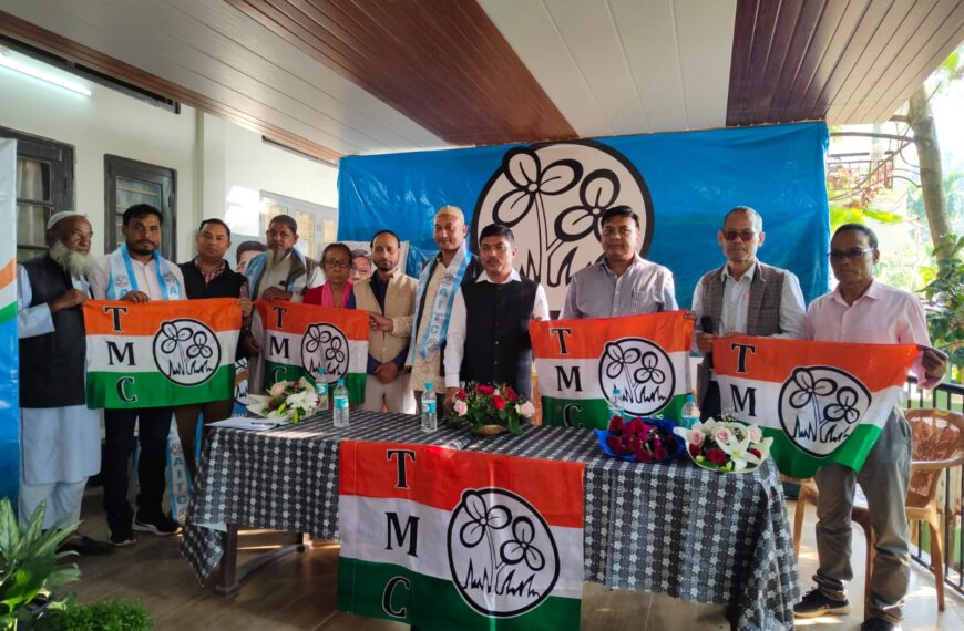 Meghalaya TMC inducts former NPP leaders in Tura