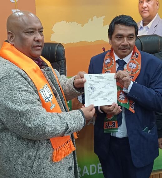 Former MeECL engineer Allan K Suchiang joins BJP