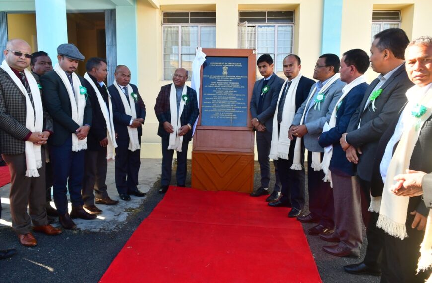 PWD (Roads) Mawphlang Division inaugurated