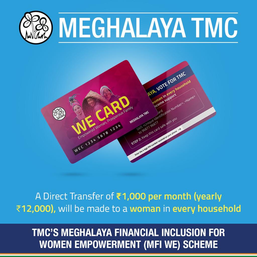 Meghalaya TMC’s ‘WE Card’ registration crosses 1 lakh milestone