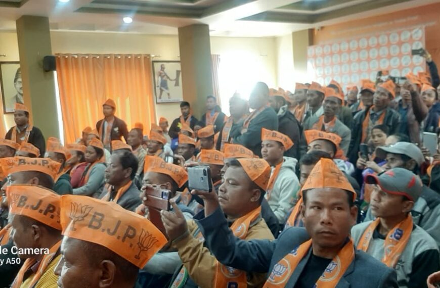 700 NPP supporters joins Meghalaya BJP