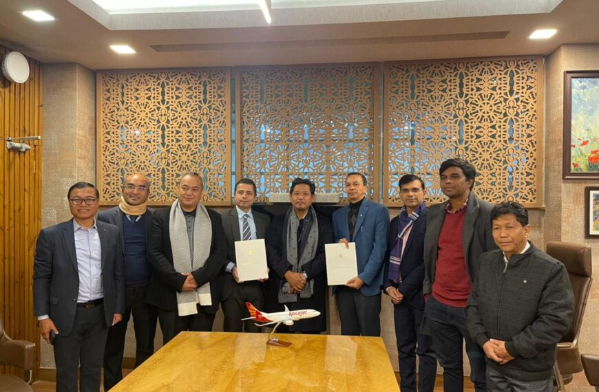 Meghalaya Govt engages SpiceJet for Shillong Delhi direct flights