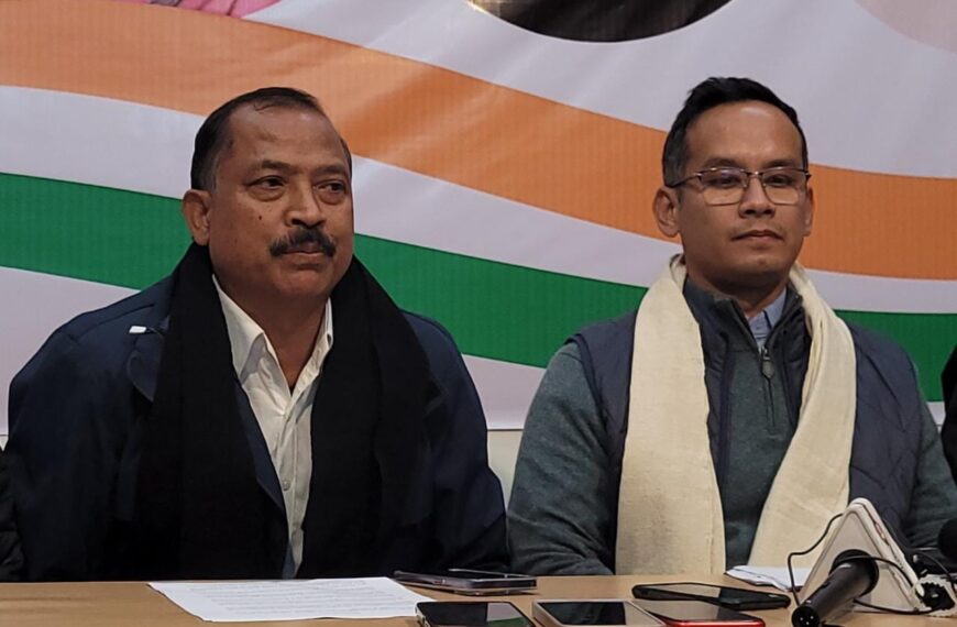 Congress accuses Assam CM of arm-twisting his neighbouring CM into signing something that they don’t want