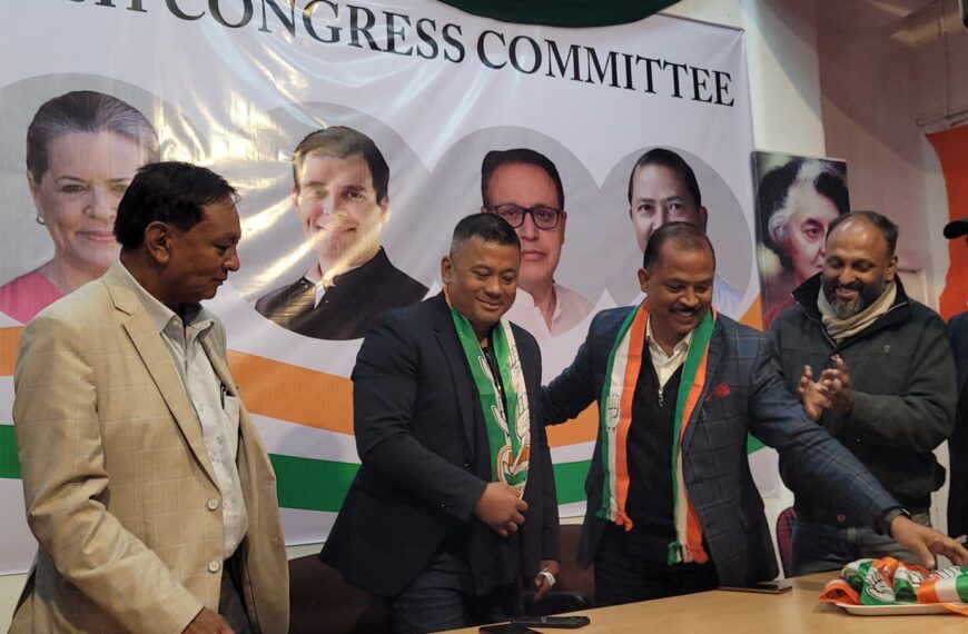 NCP Meghalaya President Saleng Sangma joins Congress