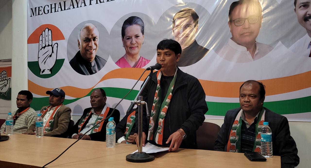 Former NCP leader joins Meghalaya Congress