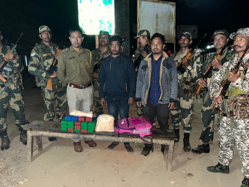 Heroin worth approx. 2 Crore seized from West Garo Hills; Police nabs 1