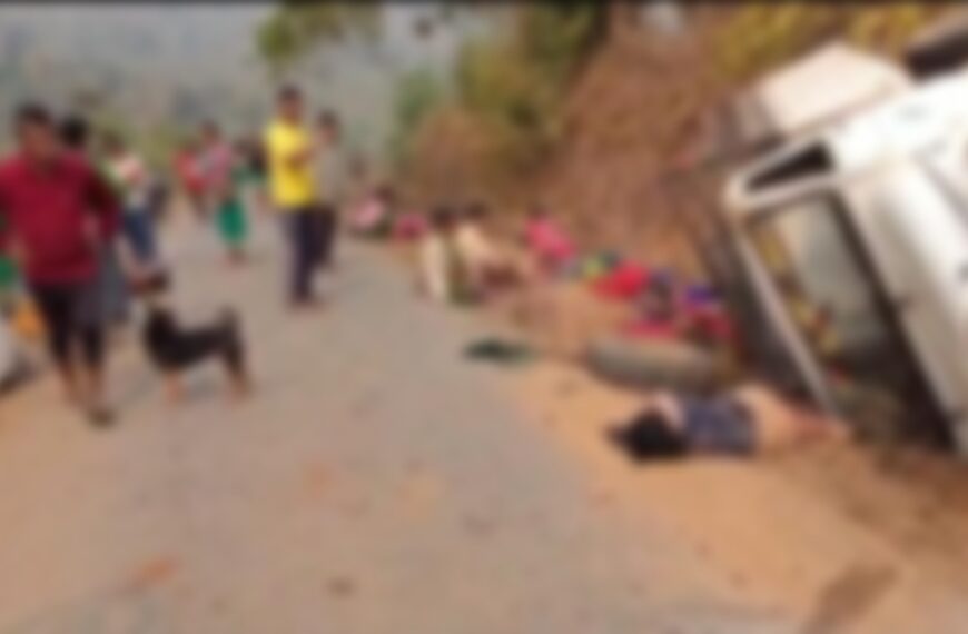 5 died in road accident near Kharkutta