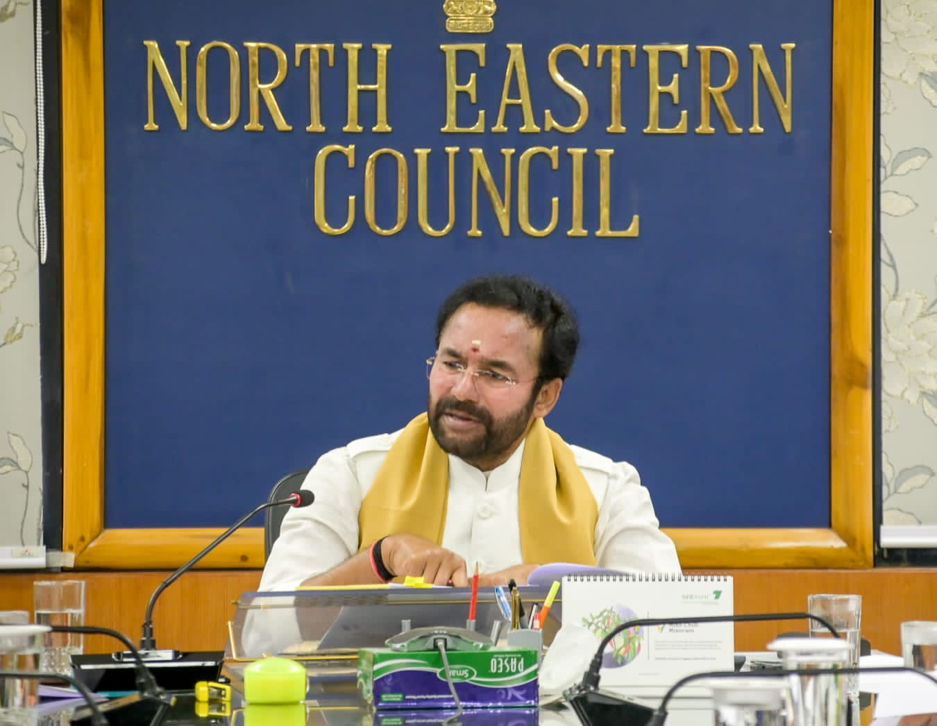 DoNER Minister Presides Over Nec Review Meeting