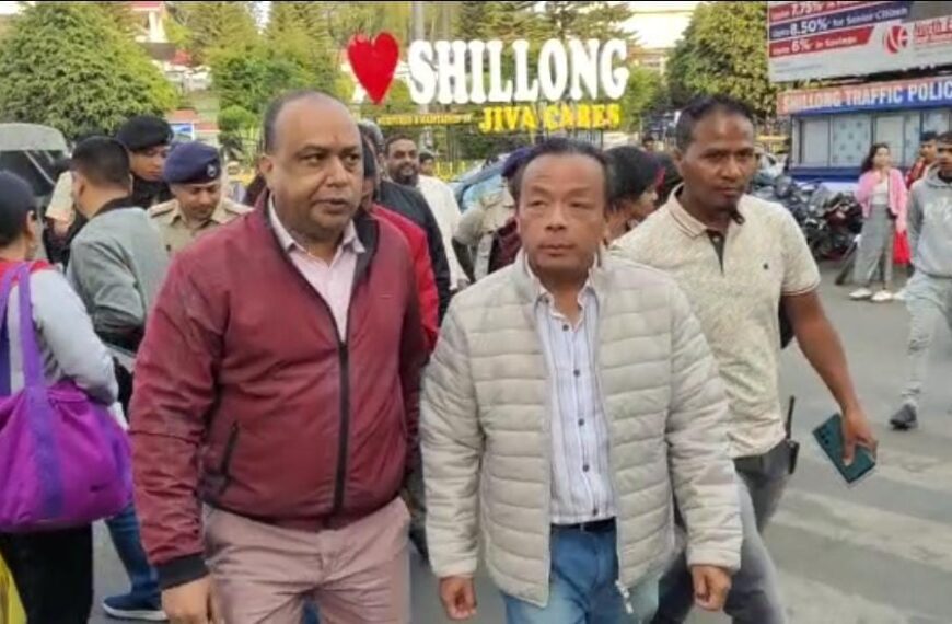 Meghalaya mulls to make parts of Shillong Pedestrian and No Horn Zones