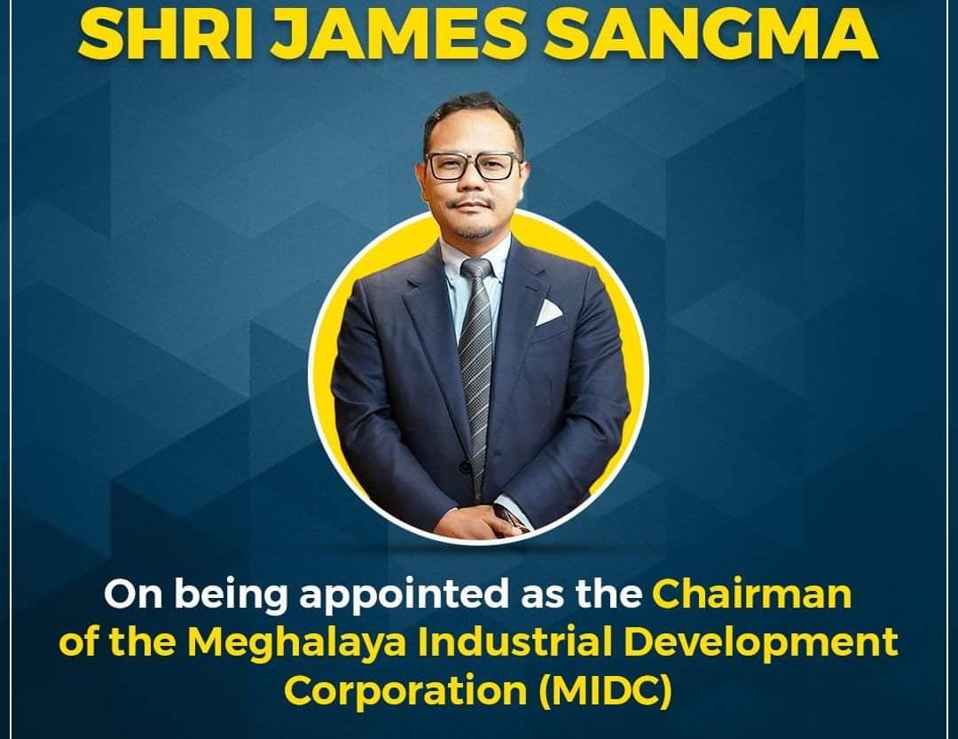 James Sangma appointed as chairman of MIDC