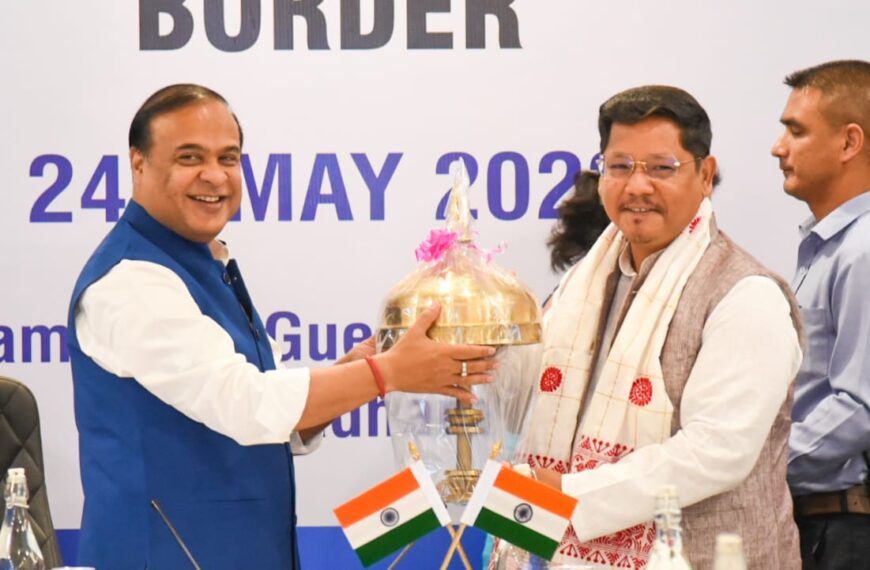 Assam-Meghalaya begin 2nd phase of border talks, both CMs to jointly visit West Jaintia Hills and Karbi Anglong in June