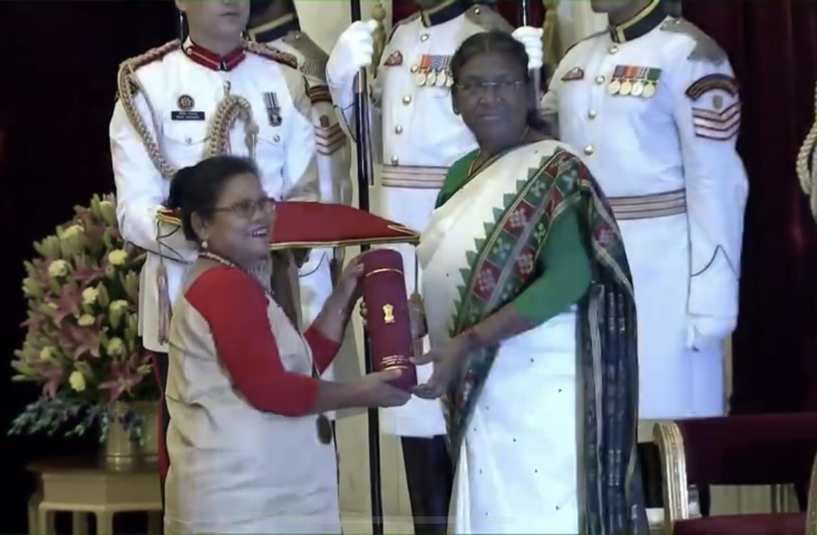 Reliance Pyrngap from Meghalaya awarded National Florence Nightingale Award for the year 2022