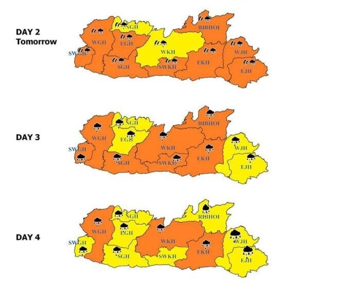 15 lives lost in rain related incidents in Meghalaya since April