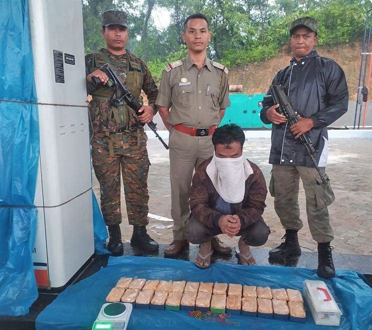 Police arrests man from Manipur along with heroin in East Jaintia Hills District