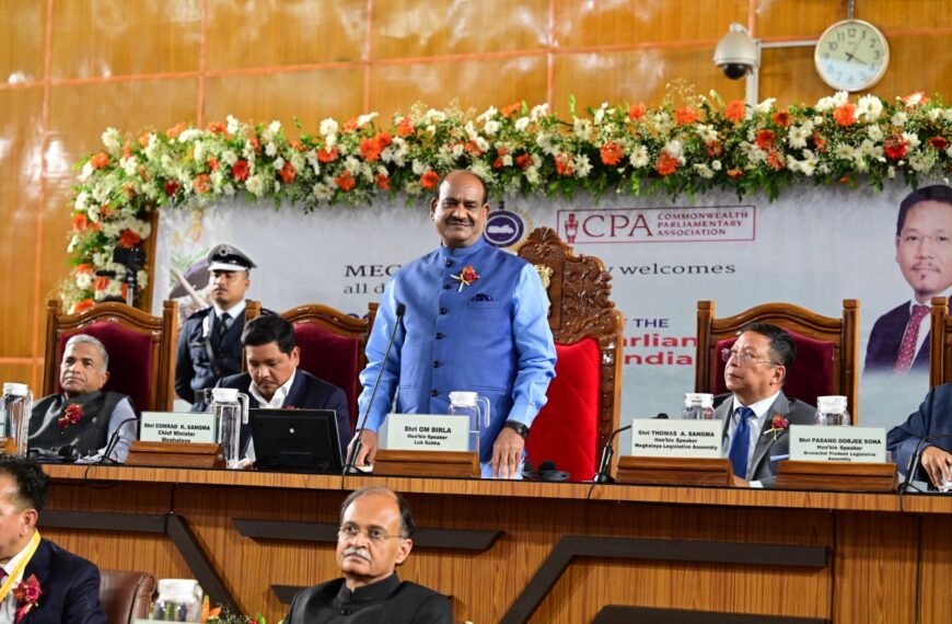 Lok Sabha Speaker inaugurates 20th Annual Conference of CPA, India Region, Zone III in Shillong