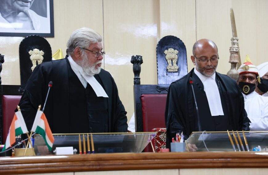 Justice Biswadeep Bhattacharjee took oath of office as additional judge of Meghalaya High Court