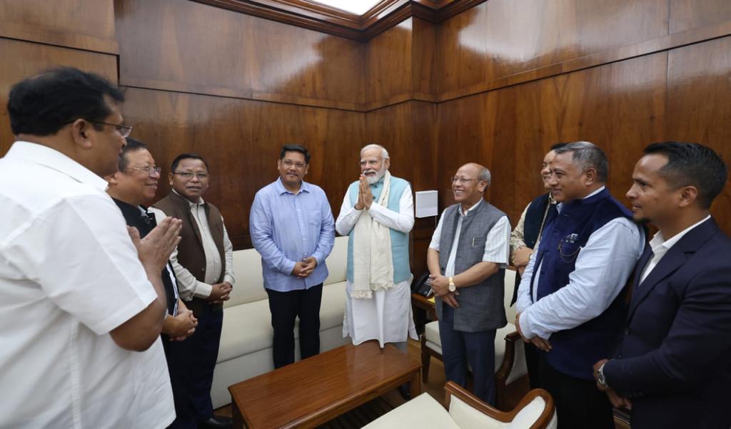 CM led delegation urges intervention of PM for immediate implementation of ILP in Meghalaya