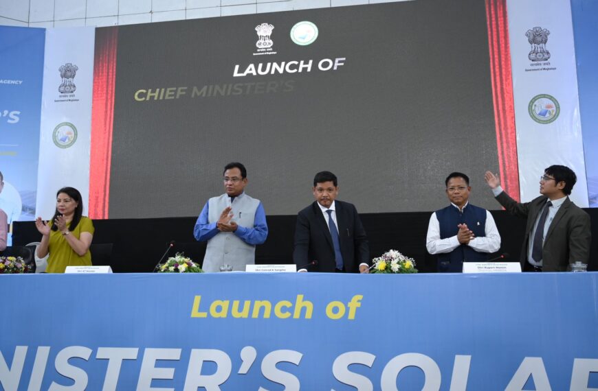 Meghalaya CM launches Chief Minister’s Solar Mission aiming to adopt hybrid solar inverter technology