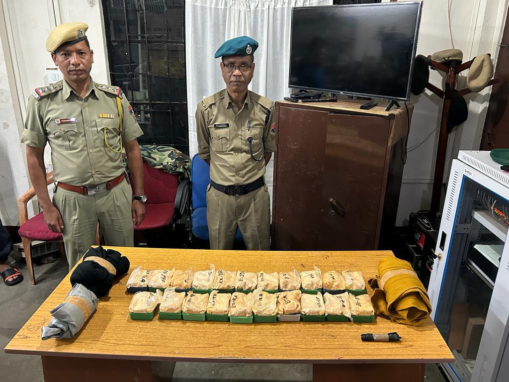 Meghalaya police seizes Heroin worth Rs 2 crore; 2 held