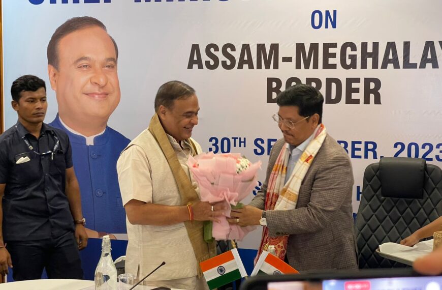 Assam Meghalaya CM level talk finalises boundary line at Hahim sector