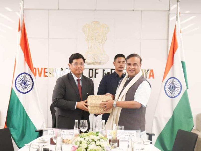 Chief Minister Level talk between Assam and Meghalaya on Border on Sept 30