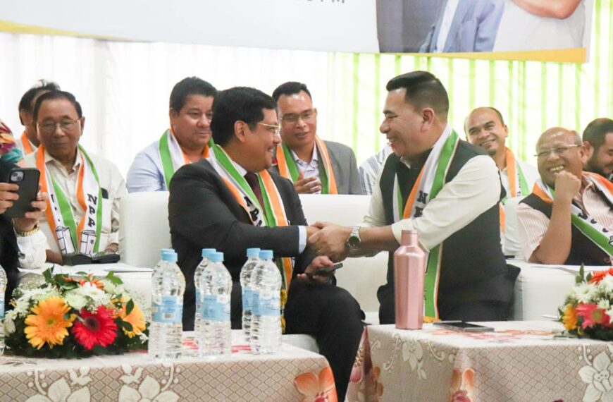 Conrad asks NPP Meghalaya prez to immediately reorganize the party; Shangpliang joins NPP