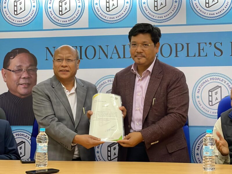 Prestone Tynsong appointed as new President of Meghalaya NPP