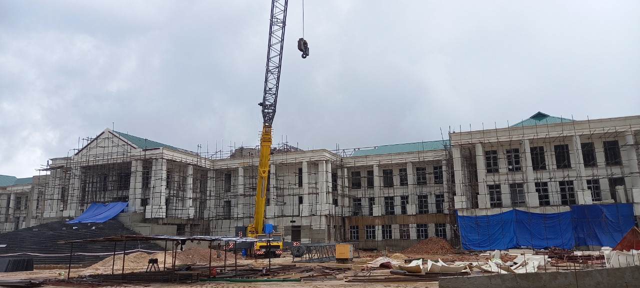 Tynsong reviews progress work new building of Meghalaya Legislative Assembly at Mawdiangdiang