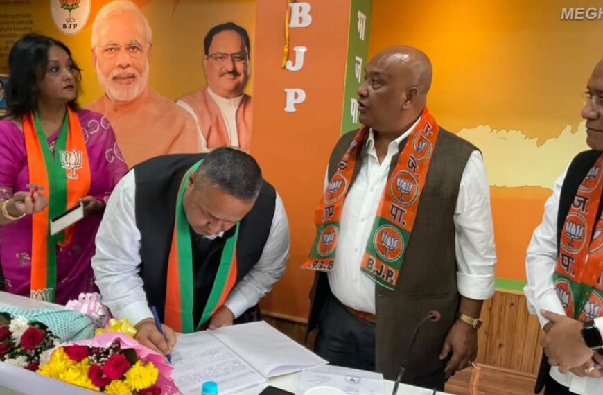 Rikman G Momin takes over as new Meghalaya BJP president