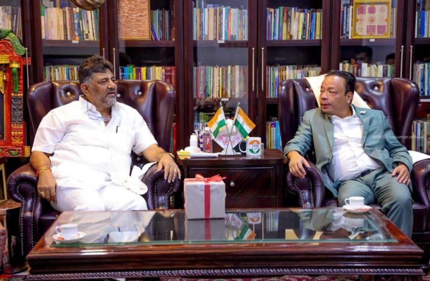 Exploring possibility of future collaboration in Tourism sector, Paul meets Karnataka Dy CM