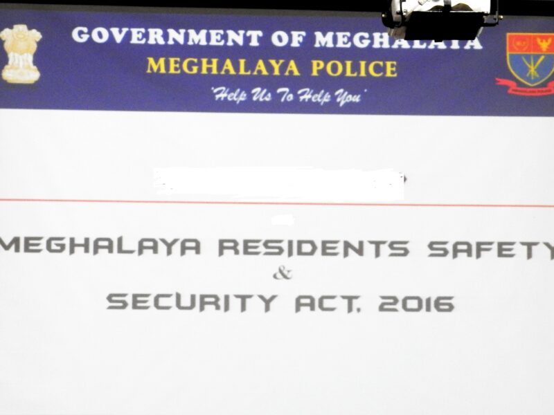 All landlords/tenants of 7 localities of Shillong requires are to mandatorily register themselves as per Meghalaya Residents Safety and Security Act, 2016