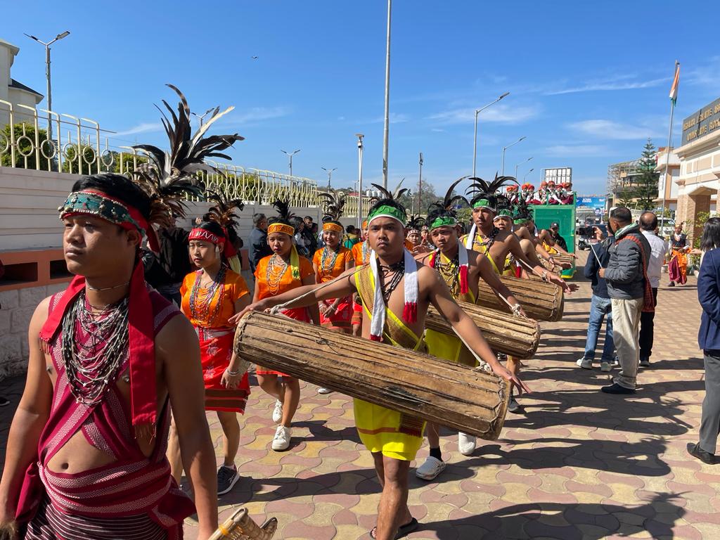 ​Meghalaya Chief Secretary flags off Cultural Procession on Tribal Pride