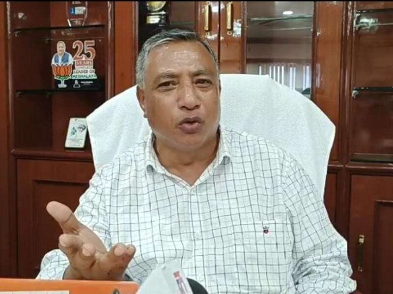 Hek among 3 probable BJP candidates for Shillong parliamentary seat; new State Executive Committee to be announced soon