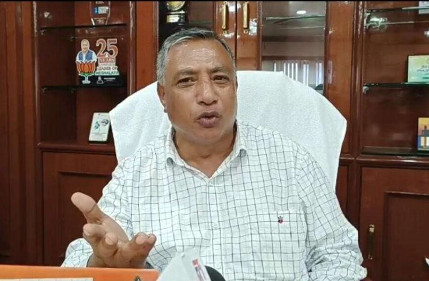 Hek among 3 probable BJP candidates for Shillong parliamentary seat; new State Executive Committee to be announced soon