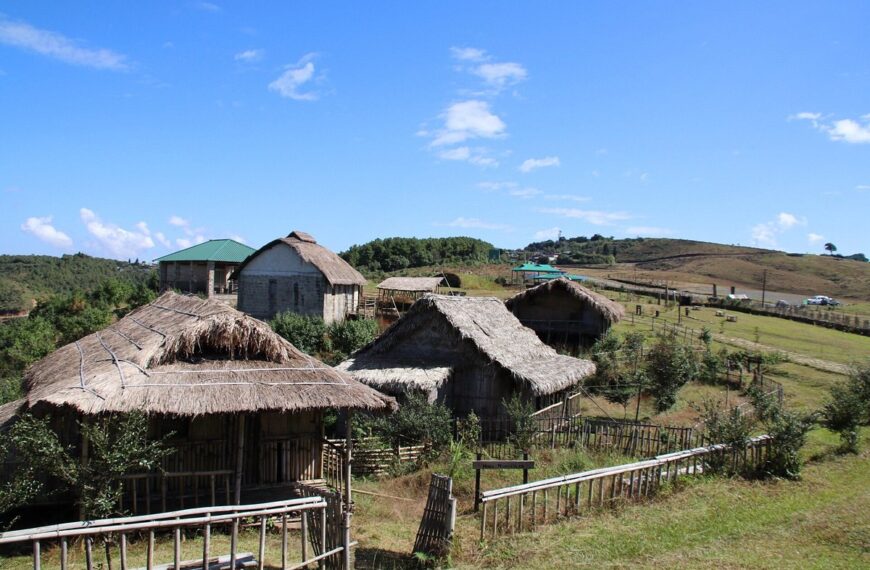 KHADC CEM inspects Khasi Heritage Village to see preparation of Monolith Festival 2023