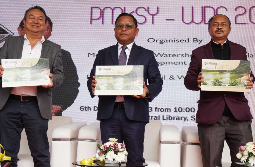 Meghalaya Govt constructs 950 Water Harvesting Structures; 1570 Ha of Afforestation completed