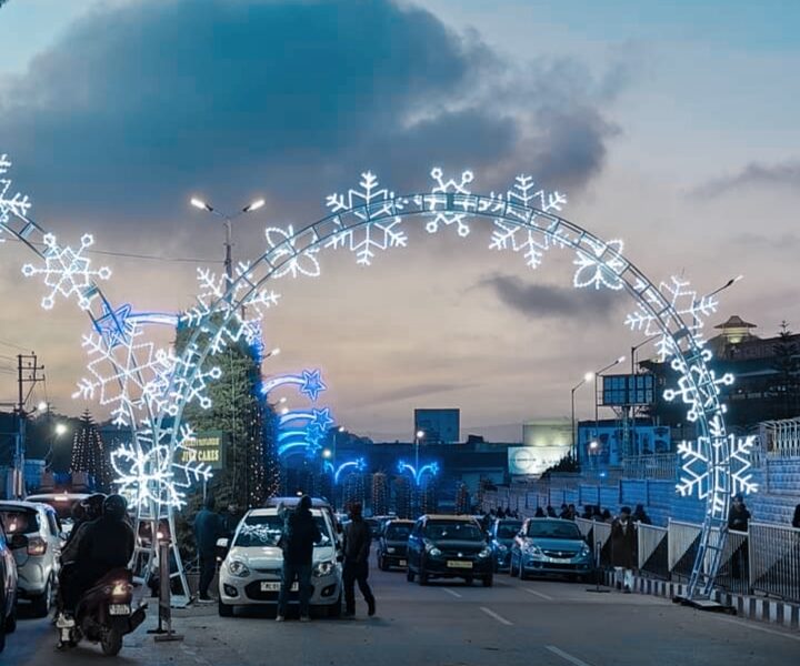 Shillong decked up for Christmas; Tourism dept sponsors decoration and light