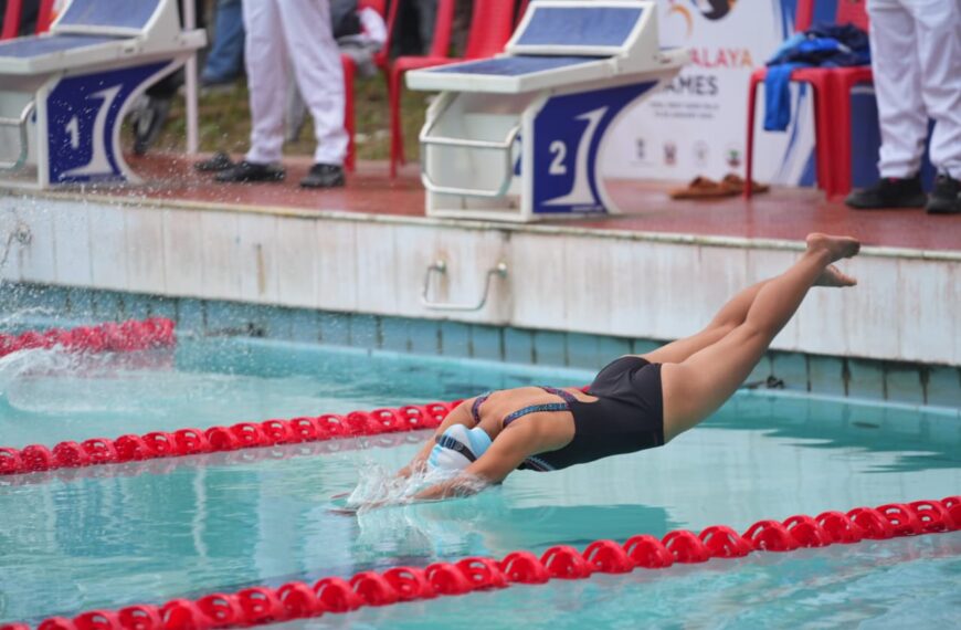 East Khasi Hills dominate swimming events, takes 9 out of a possible 10