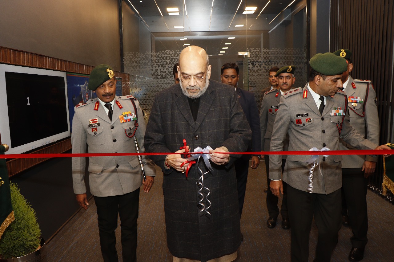 Amit Shah inaugurates Cyber Security Operations Centre at HQ Assam Rifles at Laitkor, Shillong