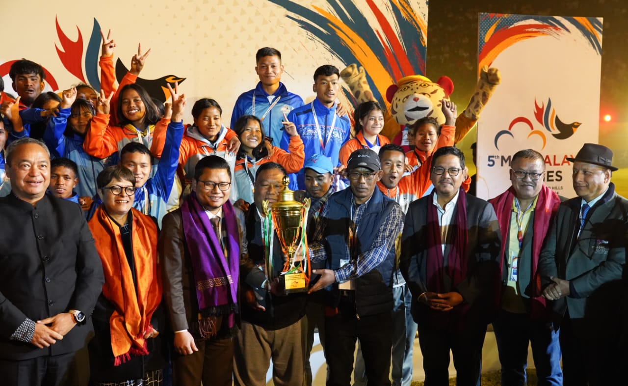 Spectacular closing ceremony marks the culmination of 5th Meghalaya Games at Tura