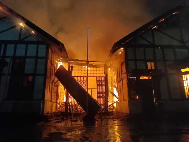 Fire engulfs 111-year-old Shillong Bar Association; Many vital case files gutted