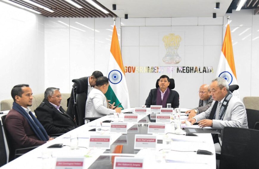 Cabinet approves Meghalaya Engineering Public Works Department Service Rules, 2024