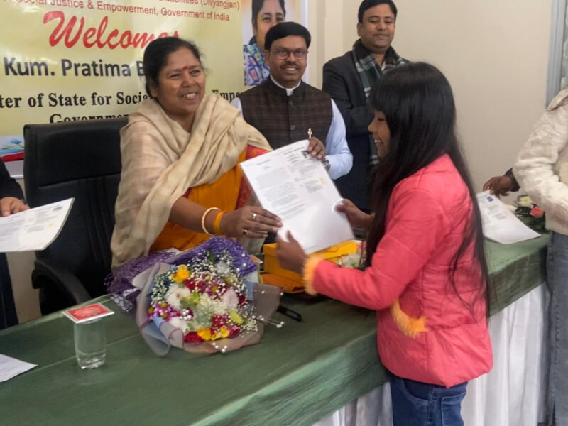 MOS Pratima Bhoumik visits CRC Shillong; inaugurates PM-DAKSH Yojana for Divyangjan