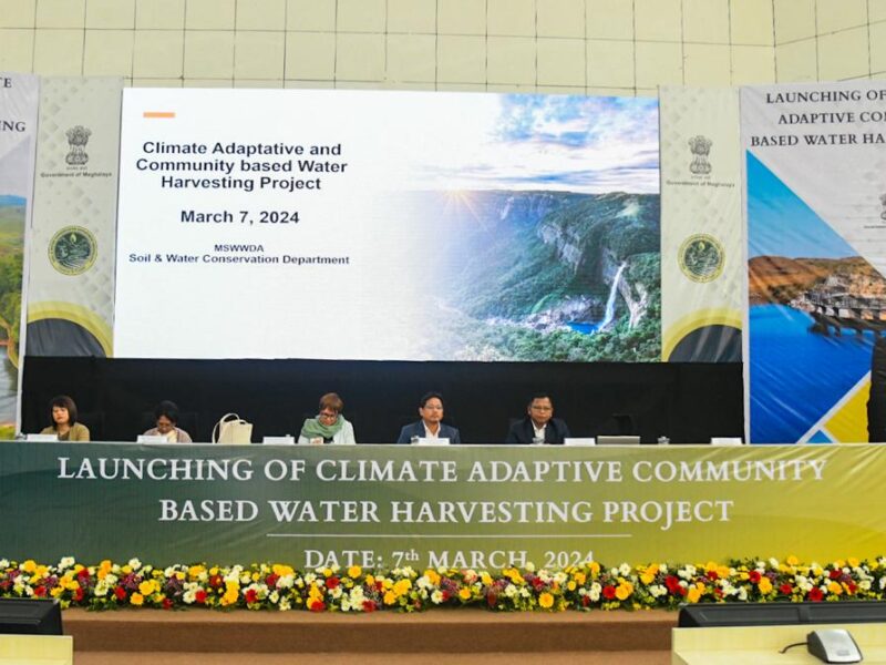 Meghalaya CM launches Climate Adaptive Community Based Water Harvesting Project