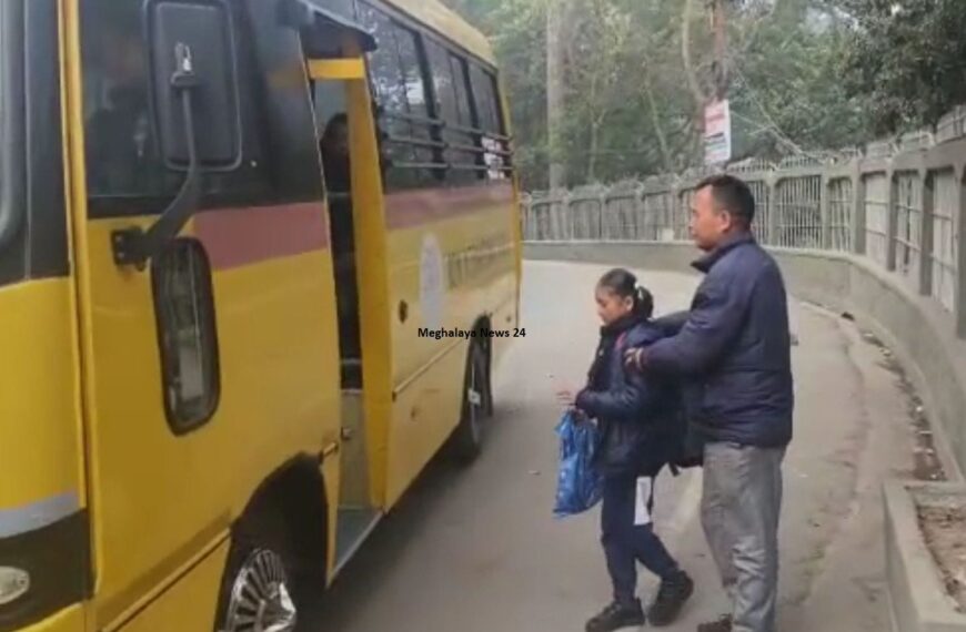 Not by private vehicle but Education Minister send his daughter to school by bus