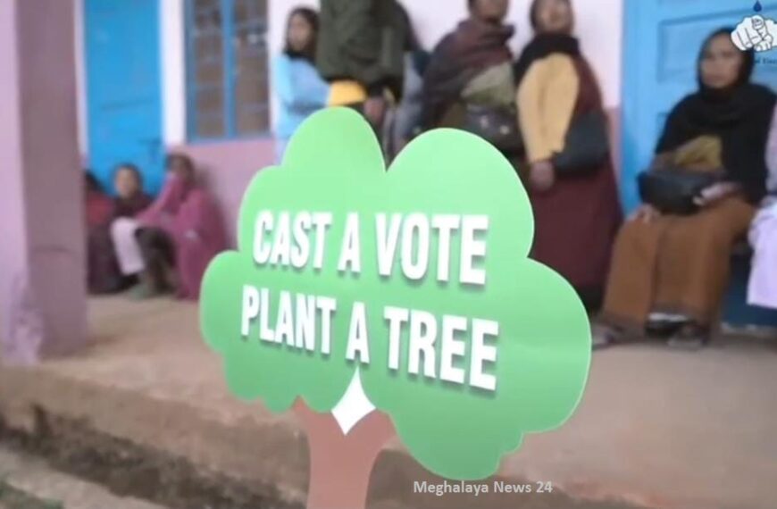 Meghalaya Election Department promoting clean and green polls