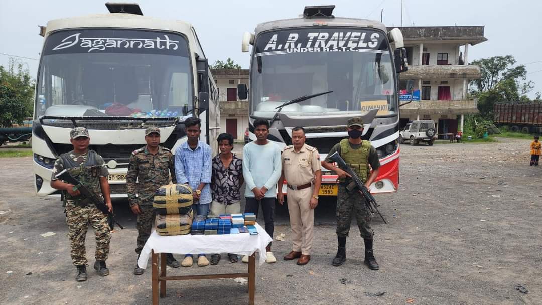 Police arrests 3 persons with heroin and Ganja worth over Rs 15 crore from East Jaintia Hills