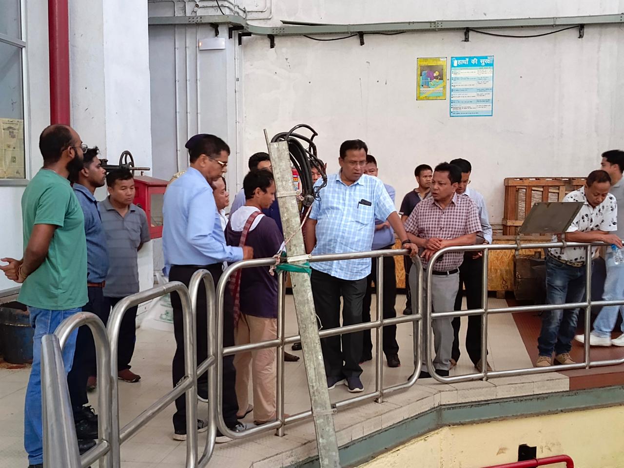 Mondal Visits Myntdu Leshka Hydro Project, Reviews Operations and Rehabilitation Works
